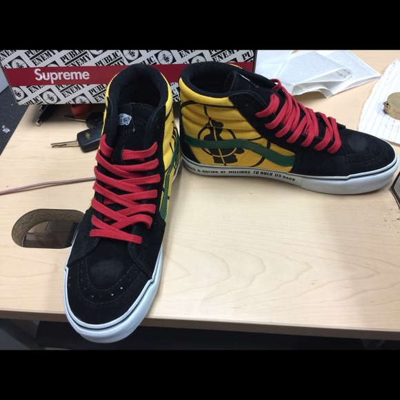 supreme public enemy vans